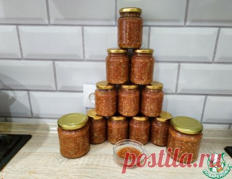 Аджика очень острая – кулинарный рецепт
