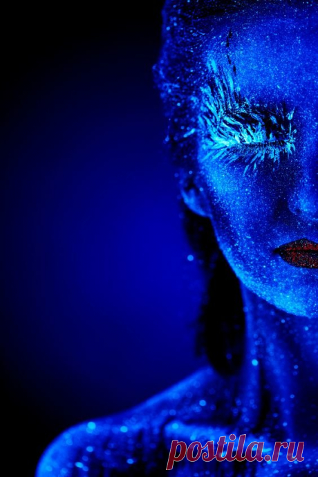«Индиго боди-арт на лице.» — карточка пользователя polyakowa.v2018 в Яндекс.Коллекциях