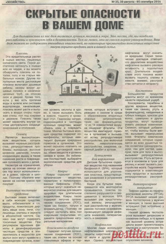 Скрытые опасности в вашем доме