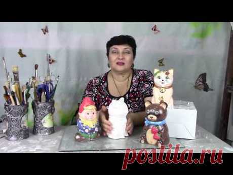 Отливаем копилки. ХоббиМаркет