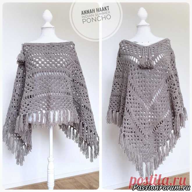 Девочки, ищу выкройку пончо!!! - запись пользователя Regina Lania (Регина) в сообществе Вязание спицами в категории Вязание спицами для начинающих