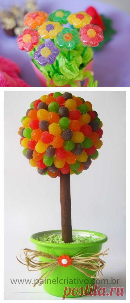 Цветы и снежинки из мармелада! (мастер-класс) - Букеты и цветы - Женский Мир