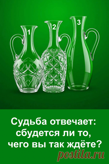 Судьба всегда слышит наши желания, даже если мы уже устали ждать. Всё приходит в свой момент — не раньше и не позже. Этот тест поможет понять, когда именно судьба подарит тебе то, о чём ты мечтаешь. Доверься своей интуиции и послушай, что подсказывает сердце. Иногда ответ уже рядом, стоит лишь взглянуть чуть внимательнее.
