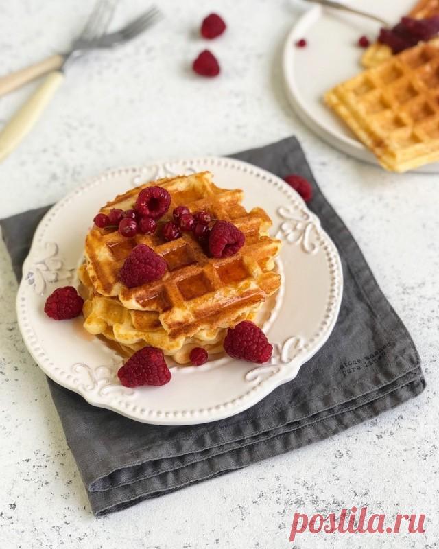 Творожные вафли