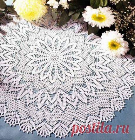 Большая красивая салфетка | Искусница