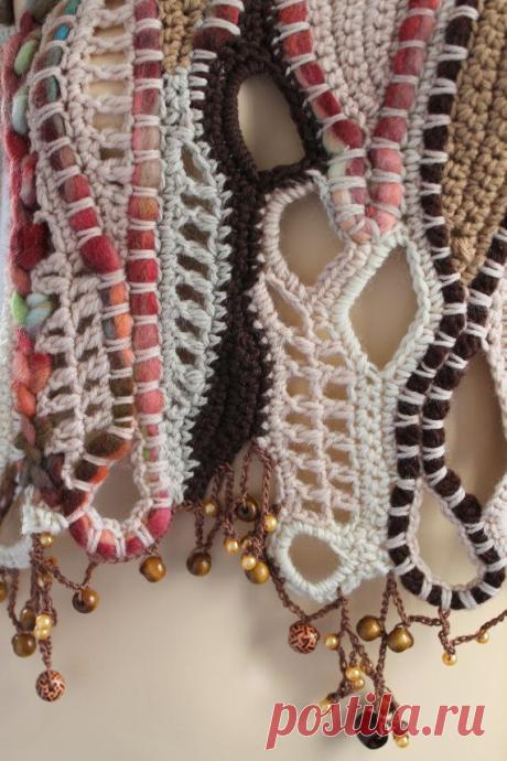 Freeform Crochet Vest Sweater Wearable Art от levintovich