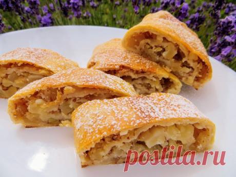 Яблочный рулет из творожного теста
Еще один замечательный рецепт который можно приготовить заранее - творожное тесто! Начинка подойдет любая, сегодня яблоки и орехи! Очень вкусно получилось, повторить не сложно!Такое тесто может хран…
