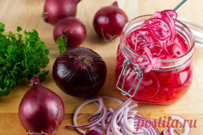 Маринованный лук: пошаговые рецепты