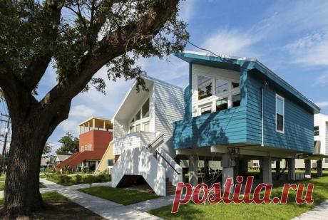 Брэд Питт построил дома для сотни семей, потерявших все во время урагана