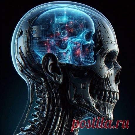 Инопланетный череп в стиле киберпанк с внутренними рентгеновскими снимками и металлическими элементами. Нейронная сеть Dalle-3 - Dalle примеры промтов - Форум ИИ о нейросетях - Yes Ai