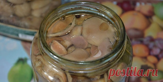 Пошаговый рецепт: маринованные маслята