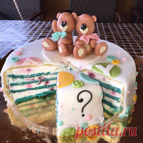 Торт &quot;Мальчик или девочка?&quot;
