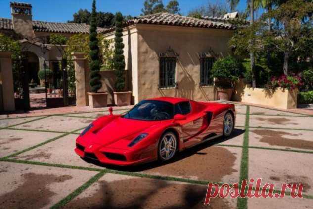 Безупречный суперкар Ferrari Enzo выставлен на аукцион . Тут забавно !!!