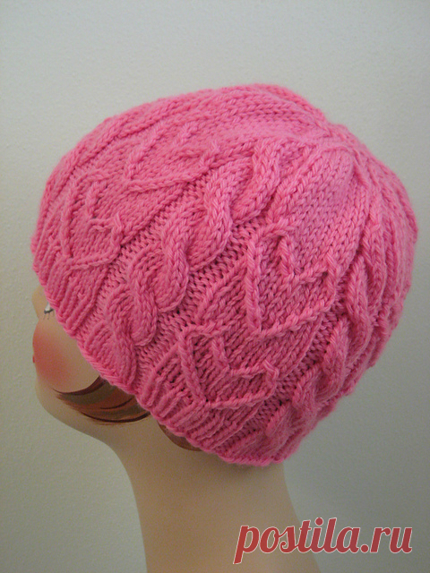 Шапочка женская - Sweetheart Beanie by Gretchen Tracy. Перевод: Dinasf.