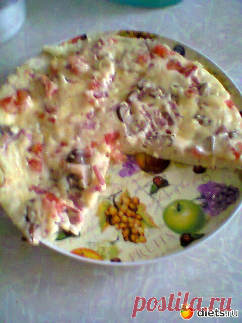 А-ля- Пицца!!! Быстрая, на сковороде: Экономная хозяйка!У меня ничего не пропадает!: Группы - diets.ru