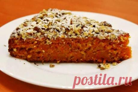 Морковный пирог с орешками | Чудесная Ложечка
