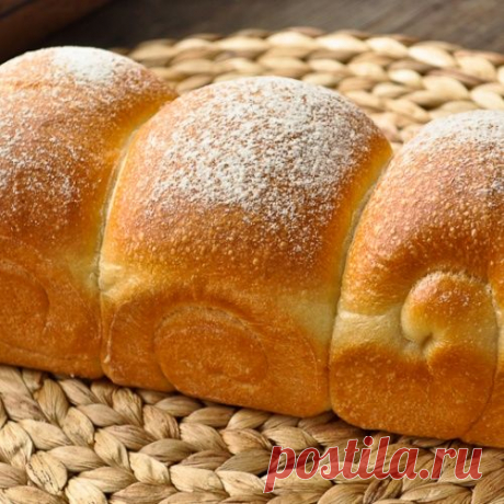 Японский белый хлеб на молоке