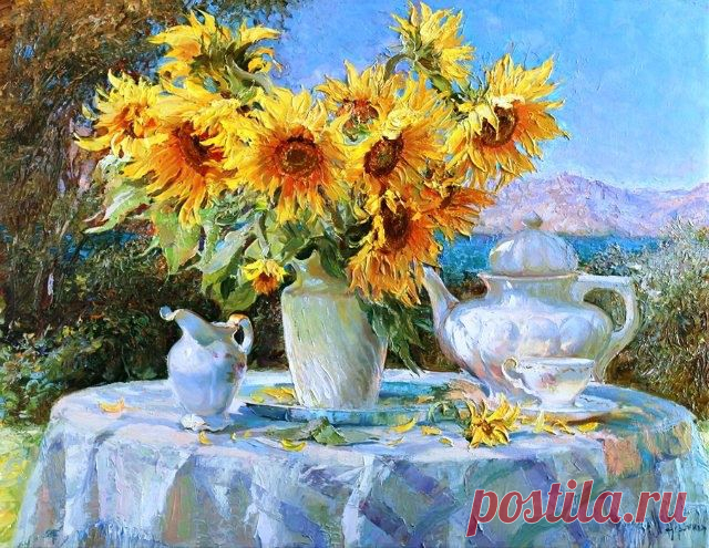 Подсолнухи