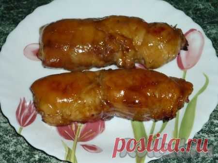Куриные рулеты с курагой и корейской морковкой (рецепт с фото) | RUtxt.ru