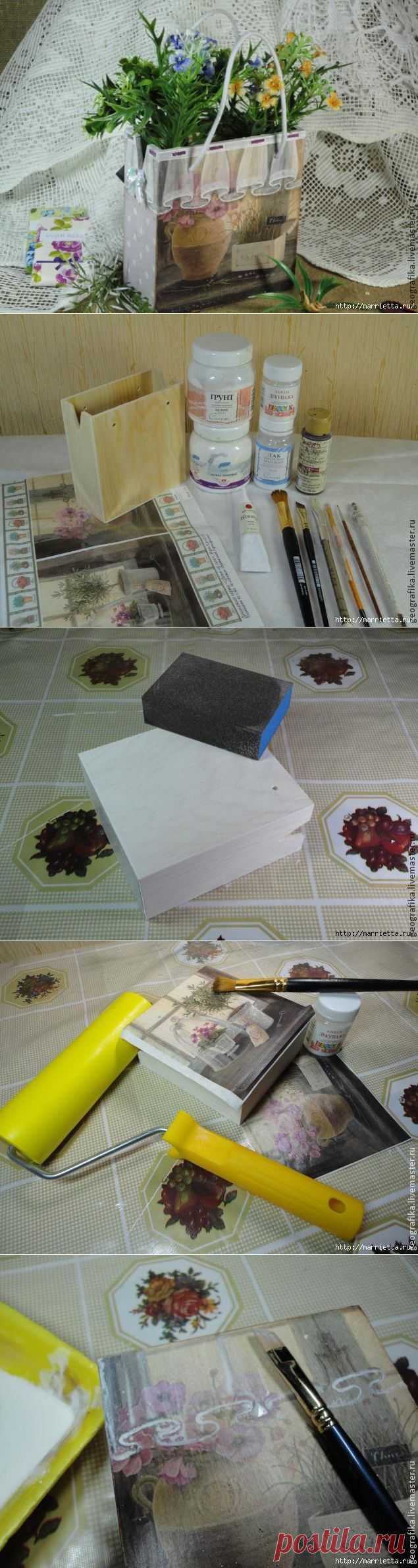 Декупаж с подрисовкой. Рисуем вуаль со складочками. Мастер-класс.