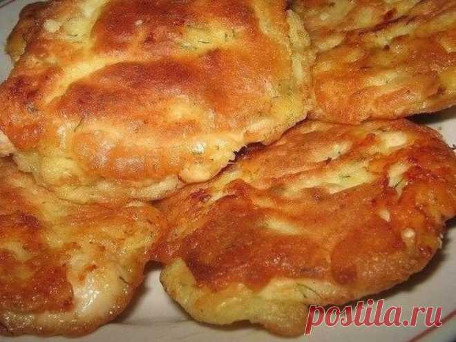 Куриные отбивные в кляре с сыром