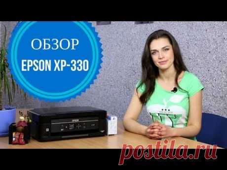 Обзор МФУ Epson XP-330 с Дариной