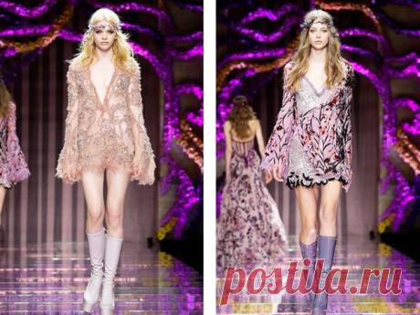 БОХО-ШИК В НОВОЙ КОЛЛЕКЦИИ ATELIER VERSACE HAUTE COUTURE ОСЕНЬ-ЗИМА 2015-2016