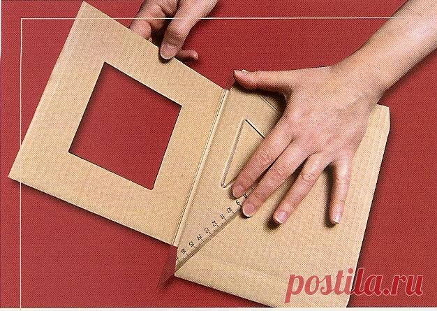 Tutoriel Fabriquer un petit cadre oriental en carton (Créations en carton - cartonnage) - Femme2decoTV