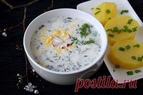 Холодник со щавелем - рецепт с пошаговыми фото / Меню недели