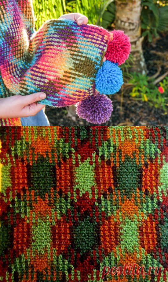 Вязание в стиле Пулинг (color pooling). Программа для расчёта узоров в стиле Пулинг (color pooling).