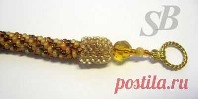 Как самим сделать концевик для жгута. | Салон Эксклюзивного Бисера beading patterns free