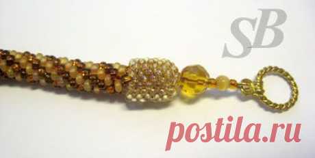 Как самим сделать концевик для жгута. | Салон Эксклюзивного Бисера beading patterns free