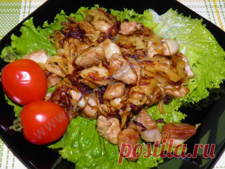 Картошка с курицей в сливках в мультиварке