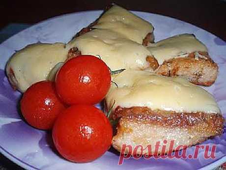 Хорошая кухня - жареная рыба с чесноком и сыром. Кулинарная книга рецептов. Салаты, выпечка.