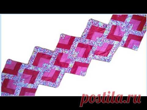 CENTRO DE MESA EFEITO 3D Com  Retalhos - DIY