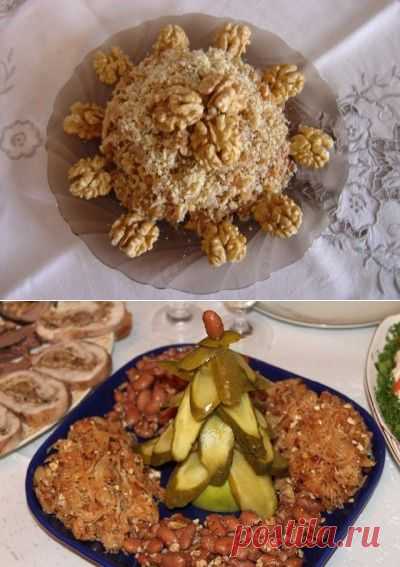 Салат из квашеной капусты и орехов, фирменный (Постный!) : Салаты