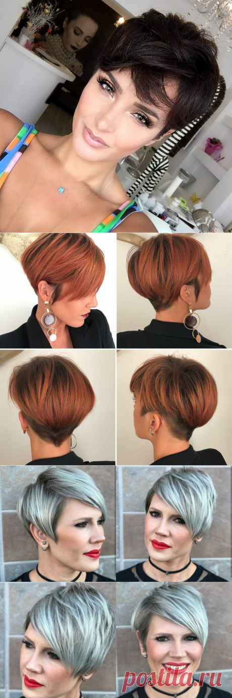 22 стильных варианта коротких стрижек с челкой