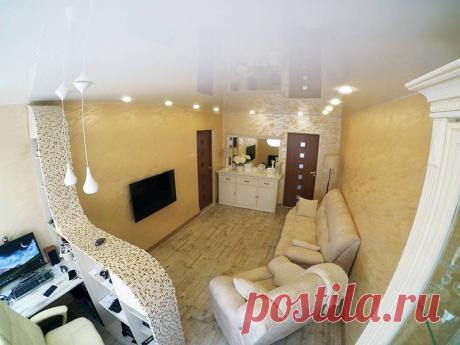 Ремонт в гостиной: было-стало!