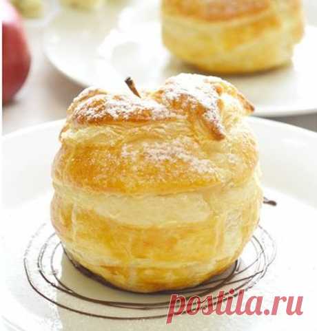 Яблоки в тесте
Рецепт приготовления вкусного десерта. Ароматные яблоки в тесте.