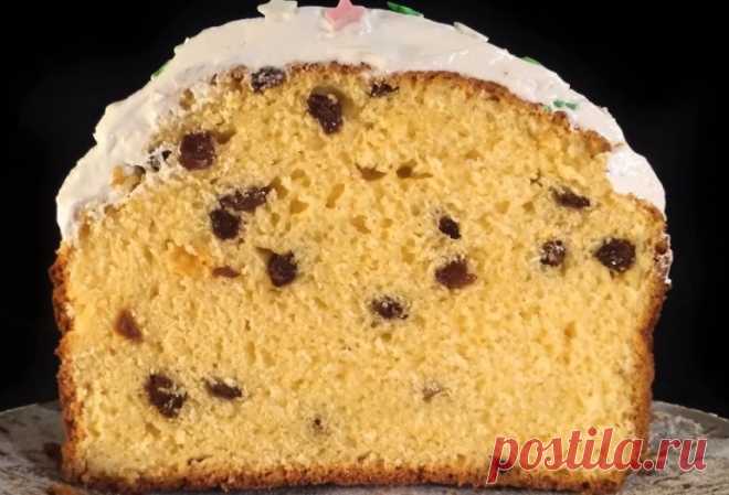 Добрый кулич: самый быстрый, нежный и очень вкусный