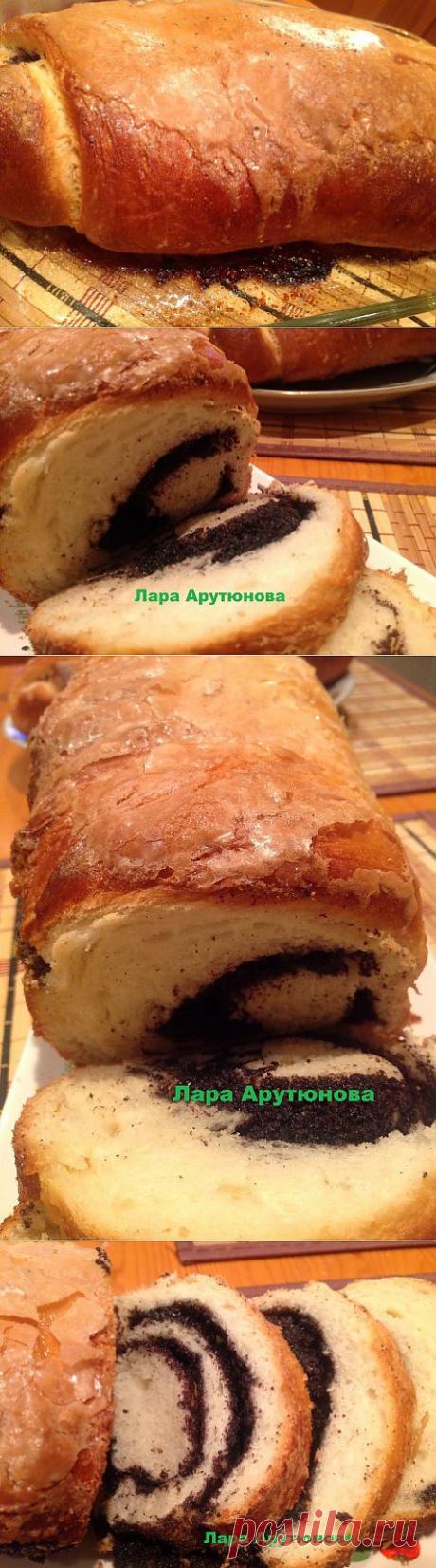 Маковый рулет из сдобного дрожжевого теста. | Четыре вкуса