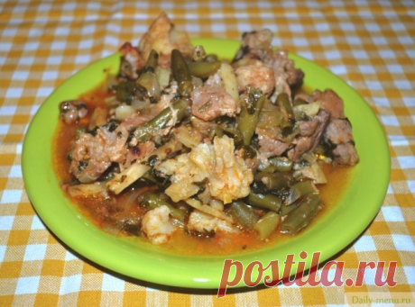 Мясо с овощами в мультиварке