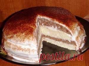Быстрый и легкий торт на кефире