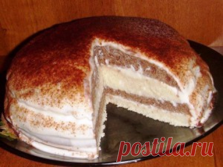 Быстрый и легкий торт на кефире