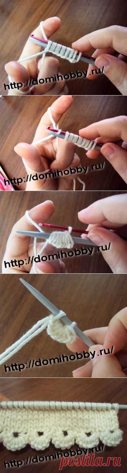 НАБОРНЫЙ КРАЙ С ФЕСТОНАМИ.