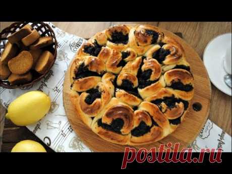 Вкусный Медово - Маковый ПИРОГ/ Пирог с Маком К Чаю . Венское тесто🍯🥧 - YouTube