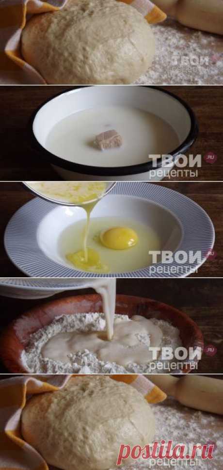 Дрожжевое тесто для пирожков - рецепт с фото.