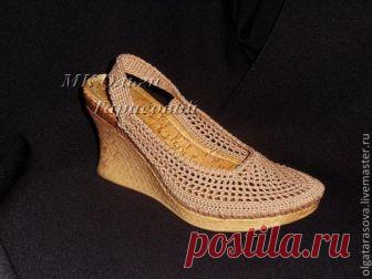 Реставрация обуви... ВЯЗАНЫЕ БОСОНОЖКИ... мастер-класс... ВЕЛИКОЛЕПНО