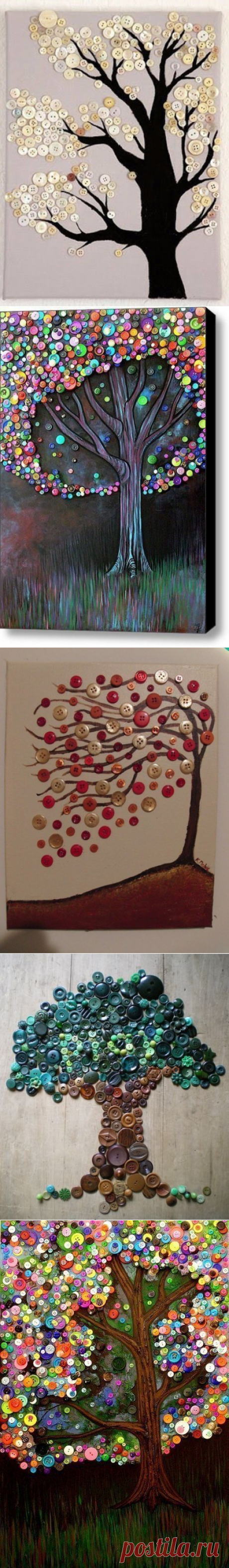 Много времени, вдохновения и пуговиц...