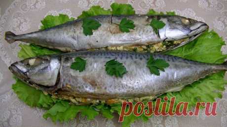 Фаршированная сочная скумбрия в духовке - Простые рецепты Овкусе.ру